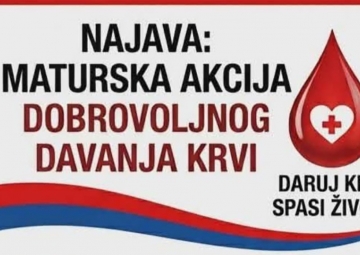 Maturska akcija dobrovoljnog davanja krvi